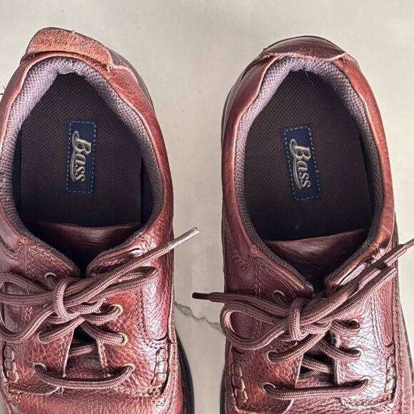 Bass | Men’s Stanley Brown Leather Oxford Shoes Size 11.5 main image 9
